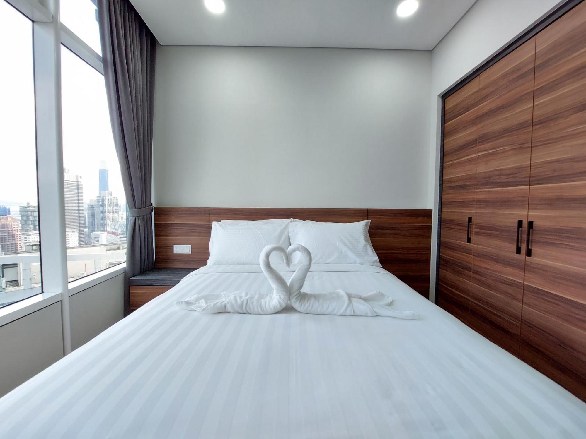 Sky Suites With Klcc Twin Tower View By Irent365 Kuala Lumpur Zimmer foto
