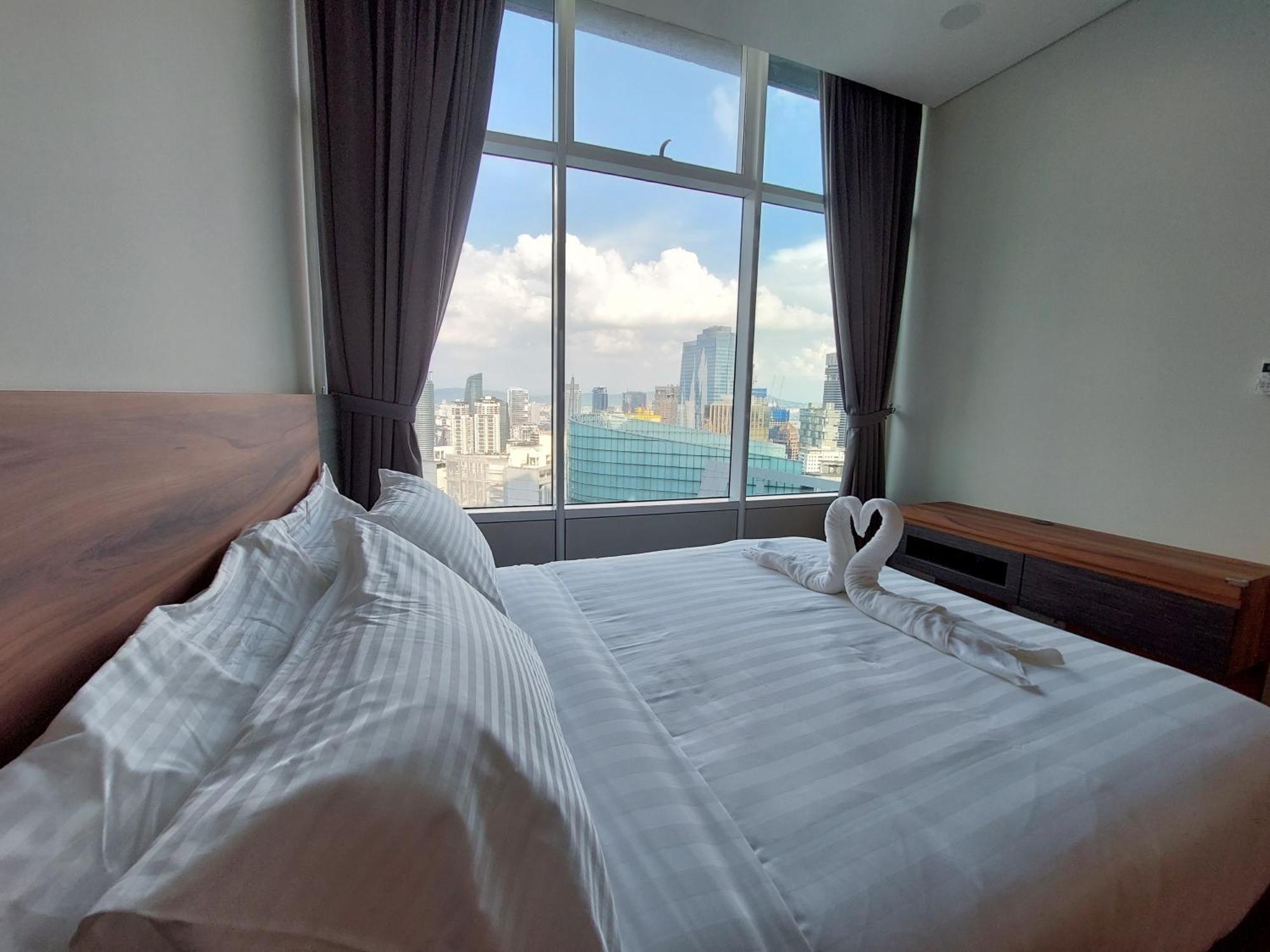 Sky Suites With Klcc Twin Tower View By Irent365 Kuala Lumpur Zimmer foto
